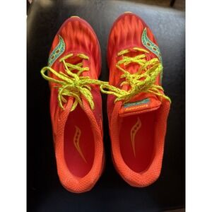 Saucony Kilkenny XC5 Running Shoes Womens Sz 10 Orange Track Field Cross Country
